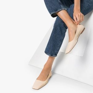 Aeyde Beau Square Toe Flats